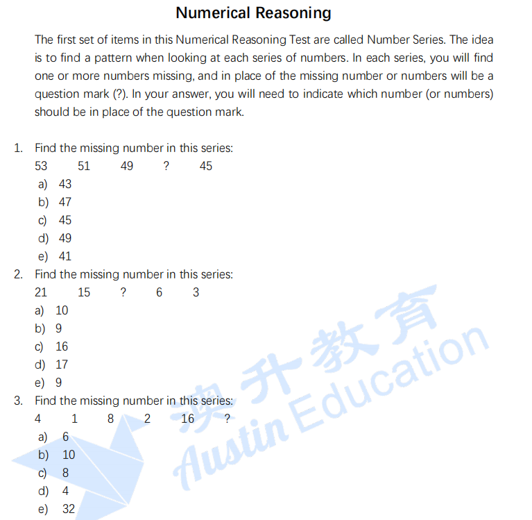 numerical reasoning 